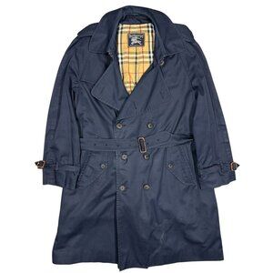 Burberry Navy Trench Coat